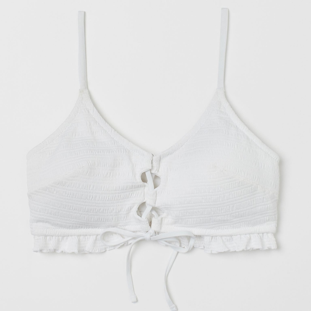 Lace-up Ruffle Bikini Set - Picture 5 of 8